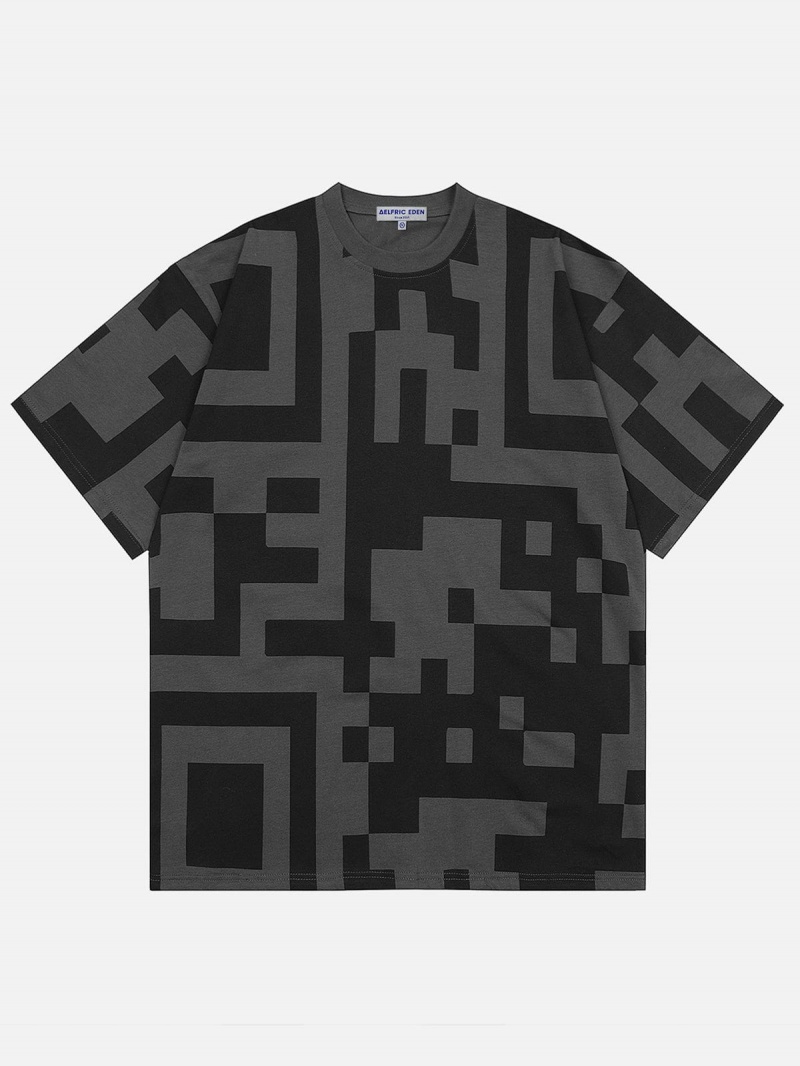 T Shirts Aelfric Eden Qr Code Print Tee Blanche | XUO-91723102